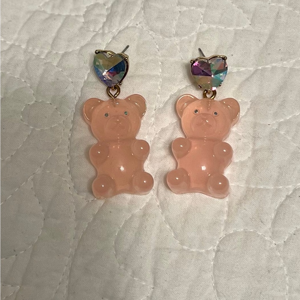 Betsey Johnson Bear Earrings